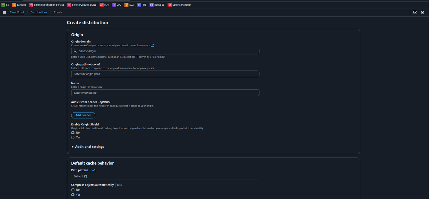 Caching Behavior Configuration