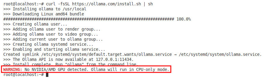 Installing Ollama